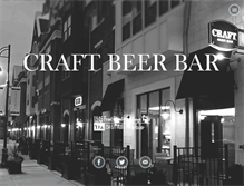 Tablet Screenshot of craft-beer-bar.com